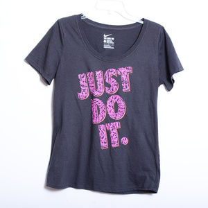 NIKE Just Do It Graphic T Shirt Tee Size L
